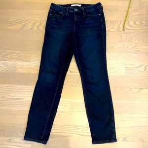 Athleta sculptek very dark blue jeans, size 10